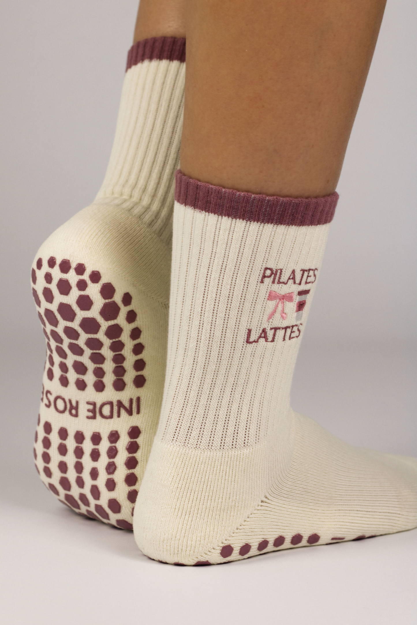 Pilates & Lattes Grip Socks