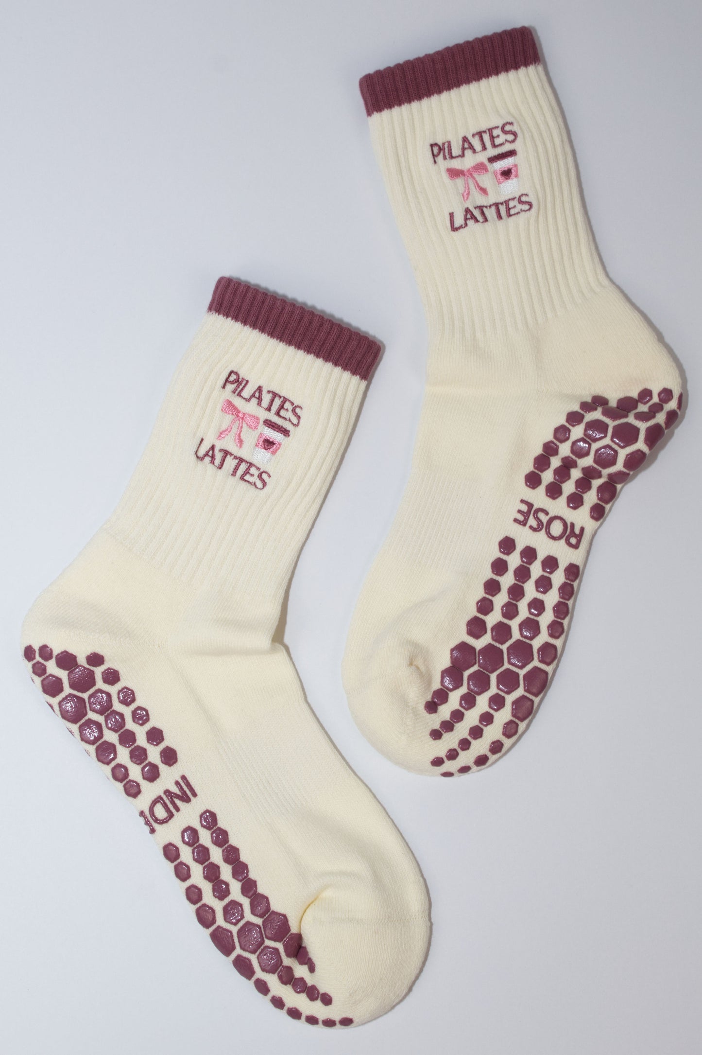 Pilates & Lattes Grip Socks